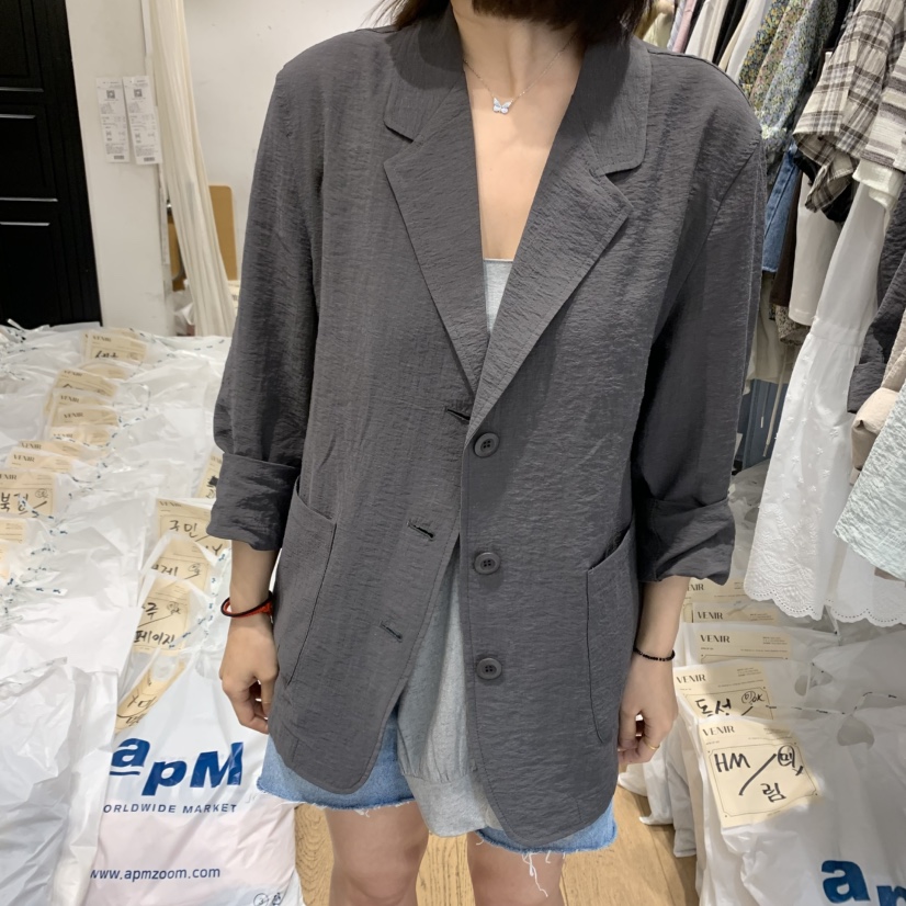 VENIR-a韓國代購女士新品真品推薦人氣時尚職業25春夏夾克VENIR-a夾克圖色5