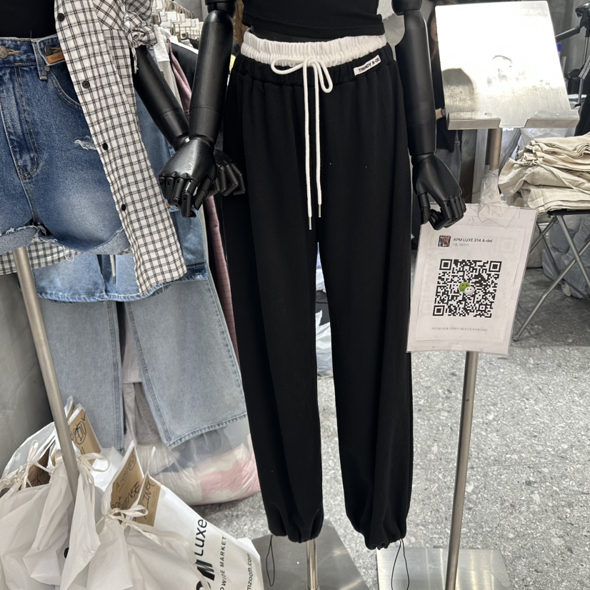A-DEL韓國直郵㊣女裝新款人氣推薦25春夏熱賣休閑時尚休閑褲A-DEL休閑褲圖色2