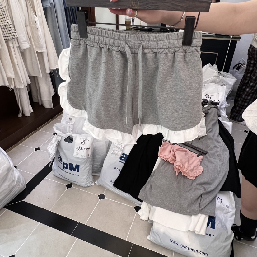 VIRKIN直郵韓國代購㊣女裝新品時尚推薦熱賣人氣25春夏短褲VIRKIN短褲