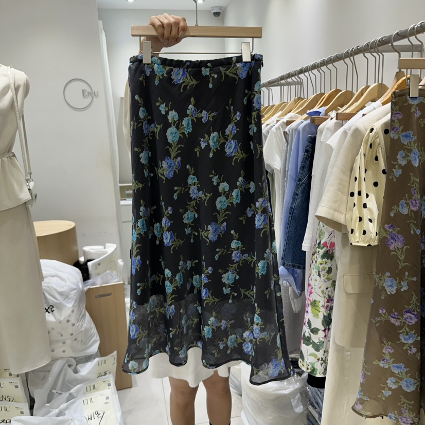 EN.U韓國直郵㊣女裝新品25春夏熱賣推薦休閑時尚人氣長裙EN.U長裙圖色2