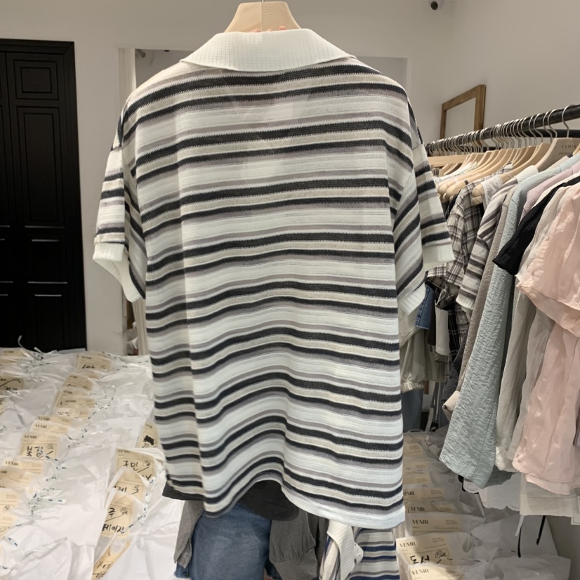 VENIR-a直郵韓國代購㊣女裝新品熱賣推薦休閑25春夏人氣T恤VENIR-aT恤