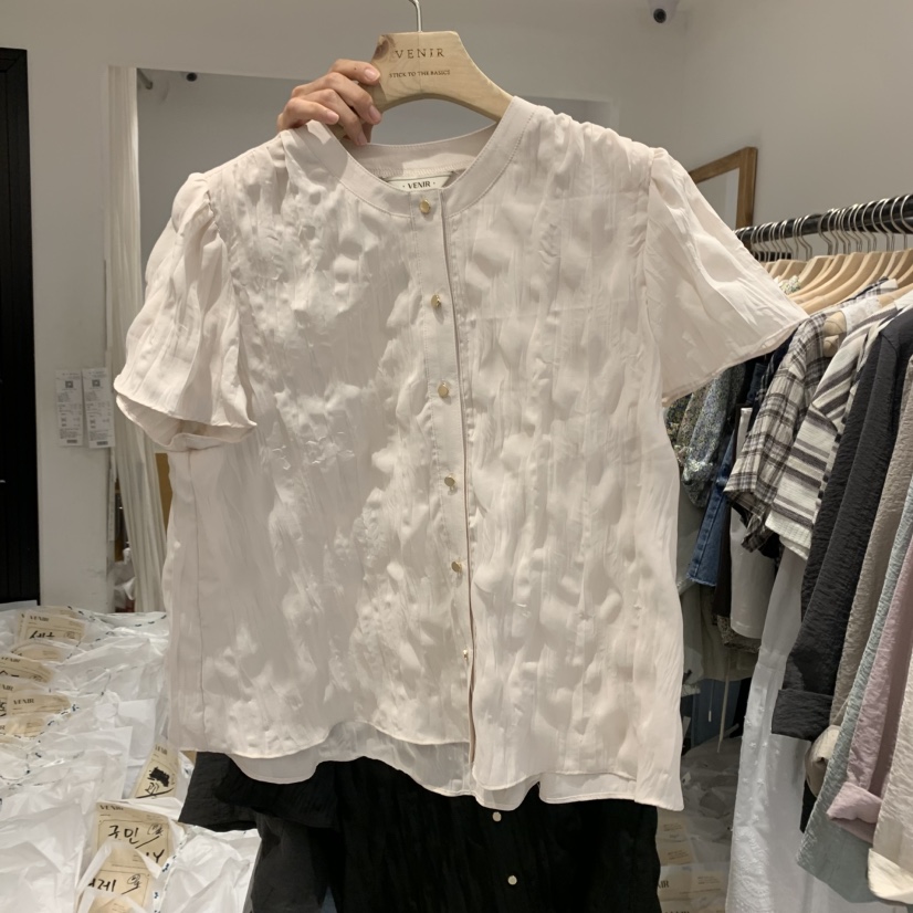 VENIR-a韓國直郵㊣東大門實拍女裝新品熱賣人氣襯衫蕾絲衫VENIR-a襯衫/蕾絲衫圖色3