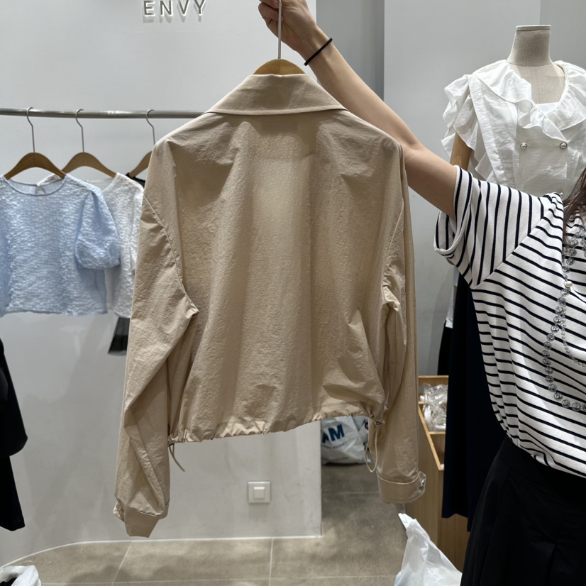 ENVY韓國直郵㊣女裝新品推薦休閑人氣熱賣25春夏時尚夾克口袋ENVY夾克