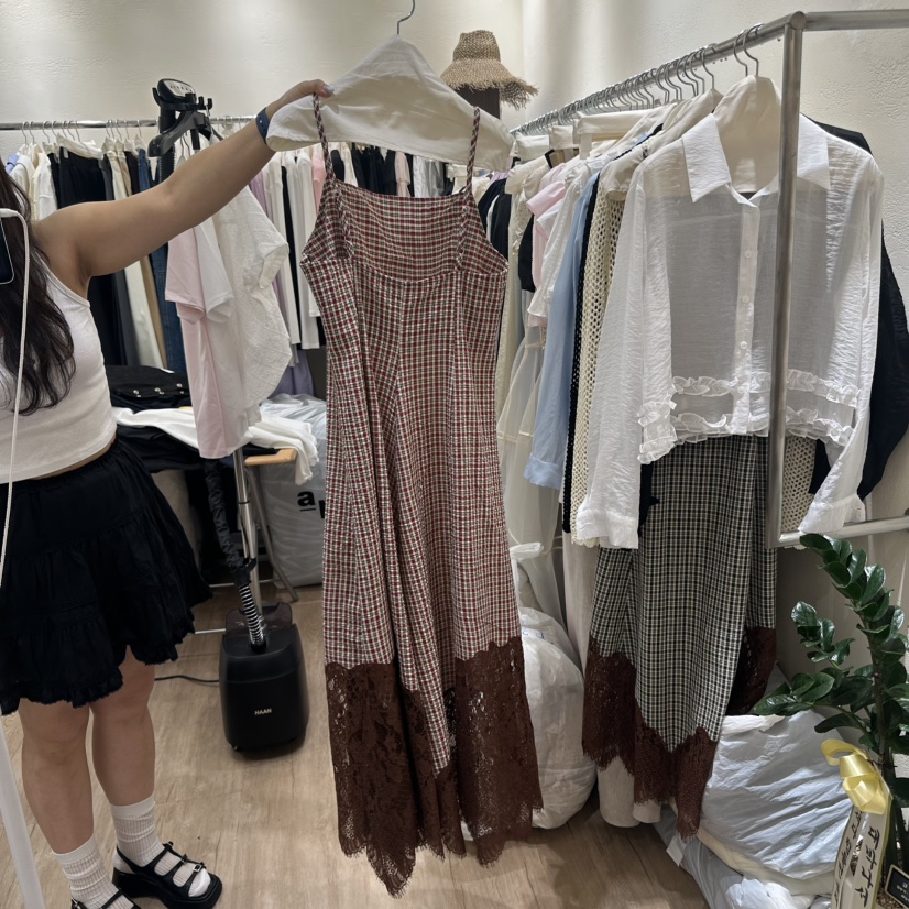 HANSUNGHYUN韓國直郵㊣東大門實拍女裝新品時尚人氣休閑連衣裙HANSUNGHYUN連衣裙