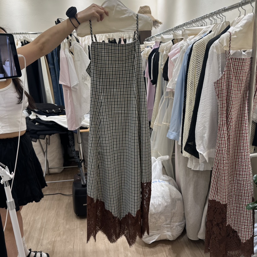 HANSUNGHYUN韓國直郵㊣東大門實拍女裝新品時尚人氣休閑連衣裙HANSUNGHYUN連衣裙