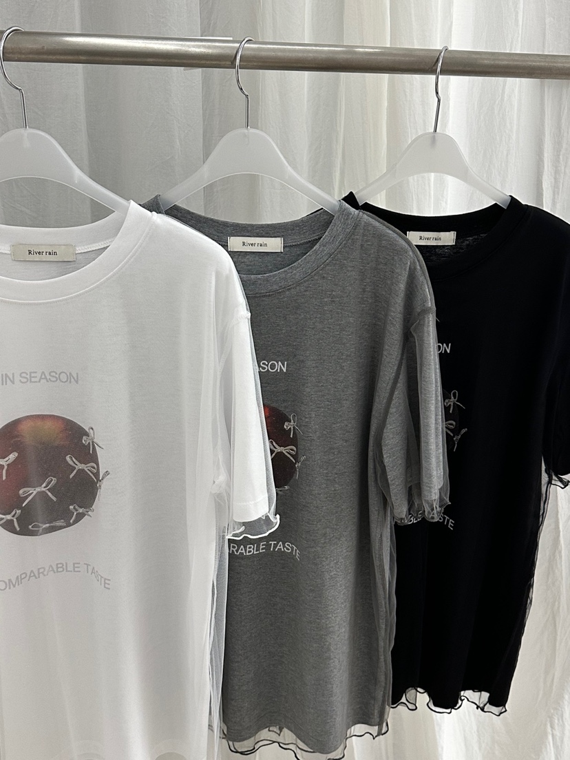 RIVER RAIN韓國㊣直郵東大門代購女裝新品熱賣休閑25春夏T恤RIVER RAINT恤