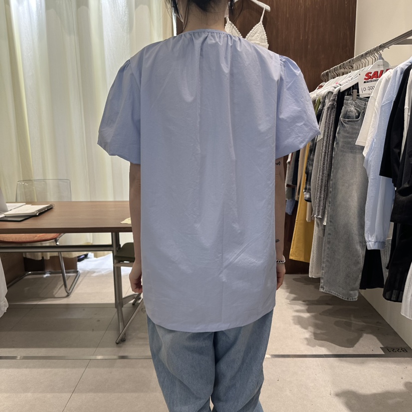 BUCKLE直郵韓國代購㊣女裝新品推薦時尚人氣熱賣襯衫蕾絲衫BUCKLE襯衫/蕾絲衫