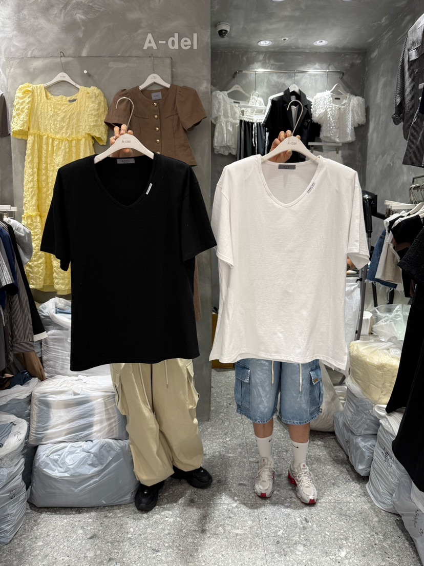 A-DEL韓國㊣直郵東大門代購女裝新品休閑人氣推薦時尚熱賣T恤A-DELT恤