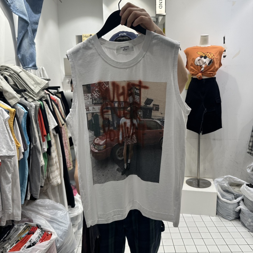 THE WEEKND韓國直郵㊣女裝新款推薦時尚25春夏熱賣吊帶背心THE WEEKND吊帶/背心