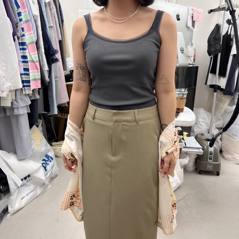 SOLD OUT韓國代購女裝新品休閑職業推薦時尚25春夏吊帶背心SOLD OUT吊帶/背心圖色3
