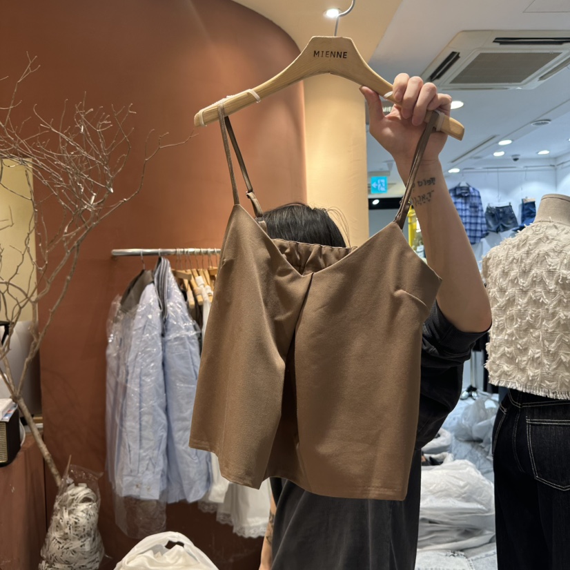 MIENNE東大門實拍女裝新品推薦職業25春夏熱賣真品吊帶背心MIENNE吊帶/背心圖色2