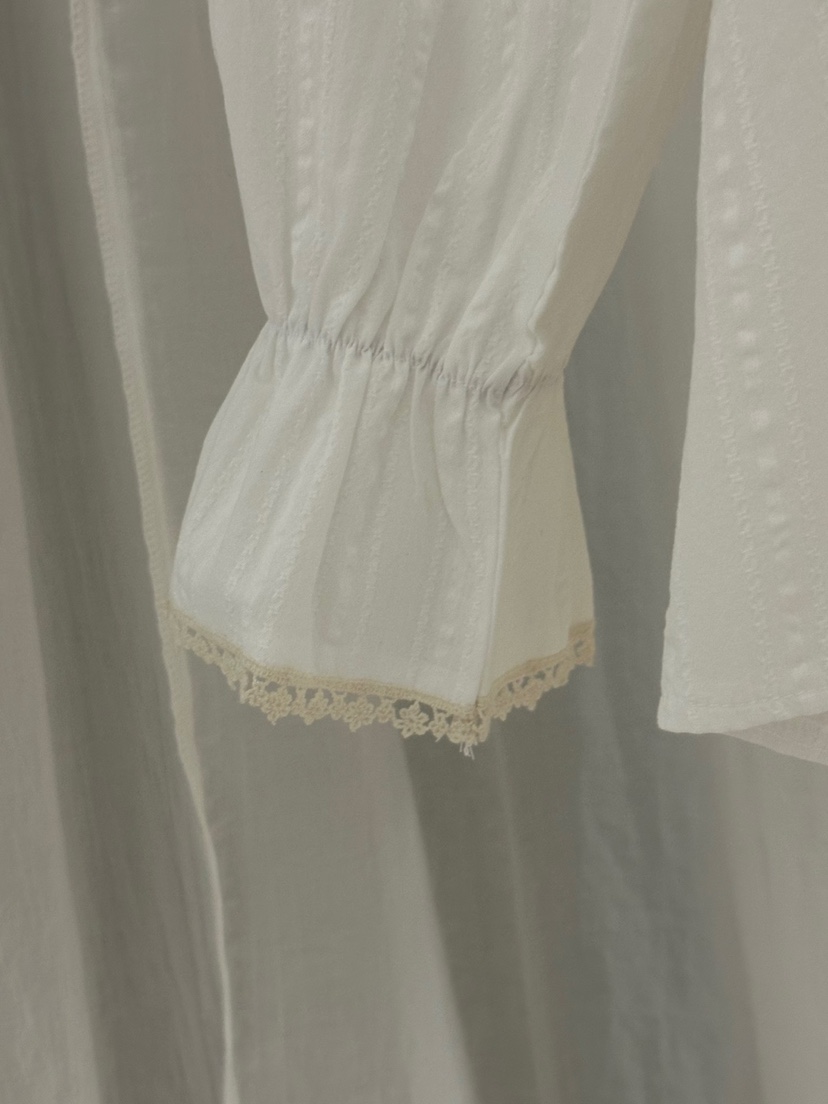 RIVER RAIN韓國直郵女士新品時尚25春夏熱賣真品襯衫蕾絲衫RIVER RAIN襯衫/蕾絲衫