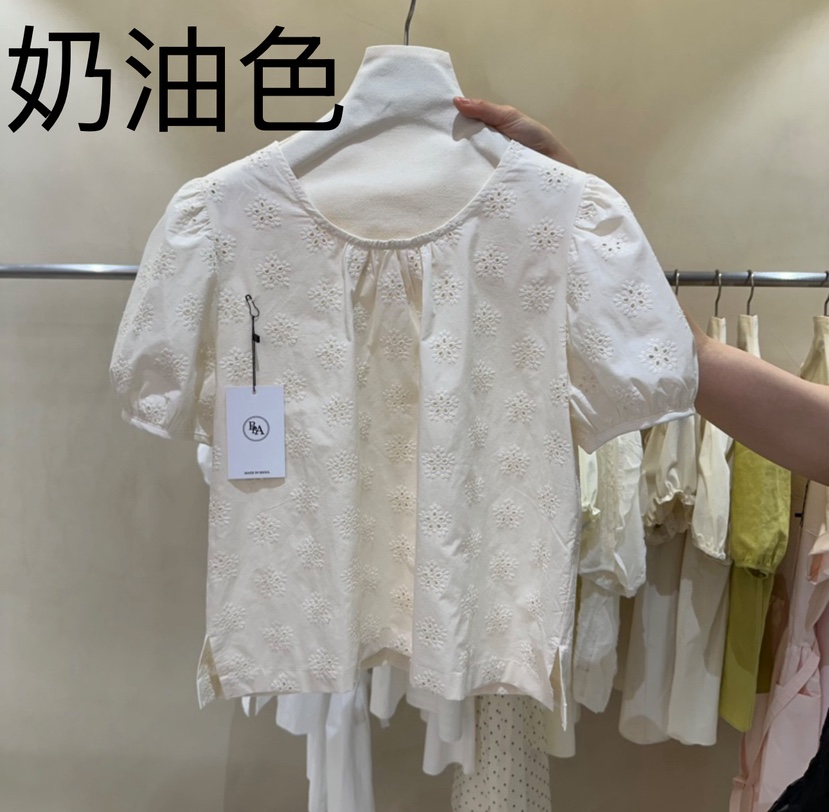 BBABBA-L韓國代購女士新款人氣職業時尚休閑推薦襯衫蕾絲衫BBABBA-L襯衫/蕾絲衫圖色2