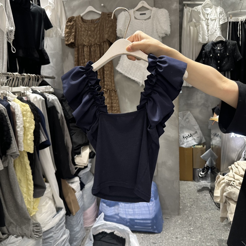A-DEL東大門代購女裝新款25春夏休閑時尚推薦職業吊帶背心A-DEL吊帶/背心