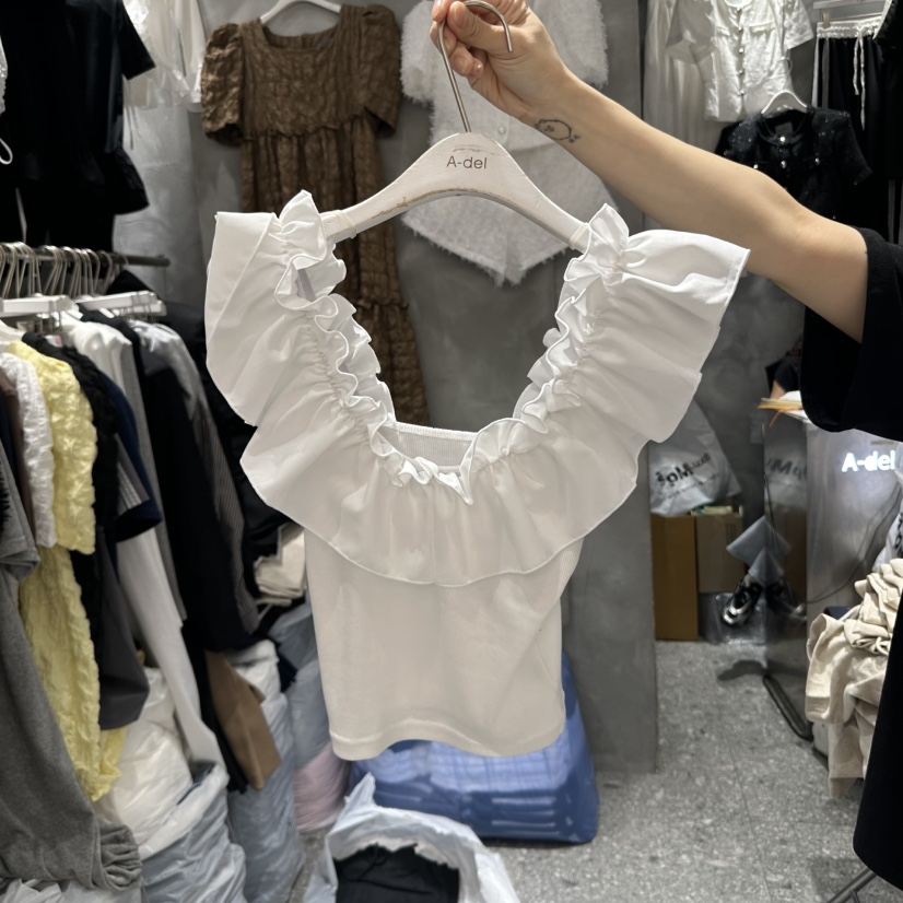 A-DEL東大門代購女裝新款25春夏休閑時尚推薦職業吊帶背心A-DEL吊帶/背心