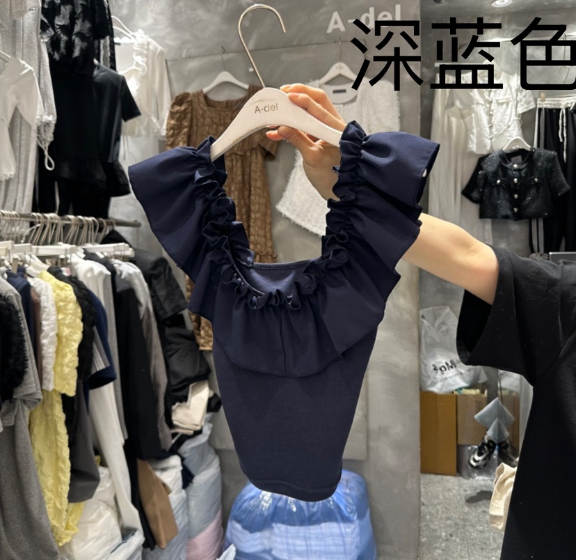 A-DEL東大門代購女裝新款25春夏休閑時尚推薦職業吊帶背心A-DEL吊帶/背心圖色3