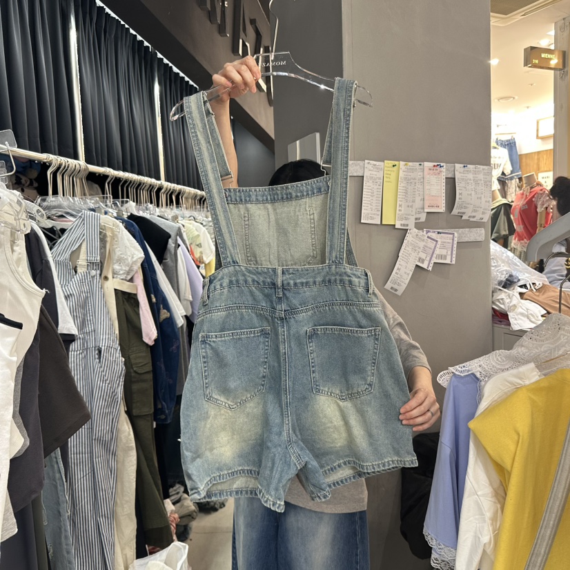 MOMAZU韓國直郵女士新品熱賣25春夏推薦職業休閑時尚背帶褲MOMAZU背帶褲
