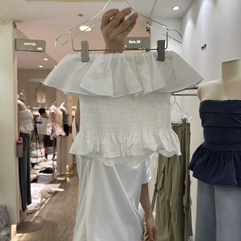 BAIE.38韓國代購女士新品職業熱賣25春夏真品人氣襯衫蕾絲衫BAIE.38襯衫/蕾絲衫