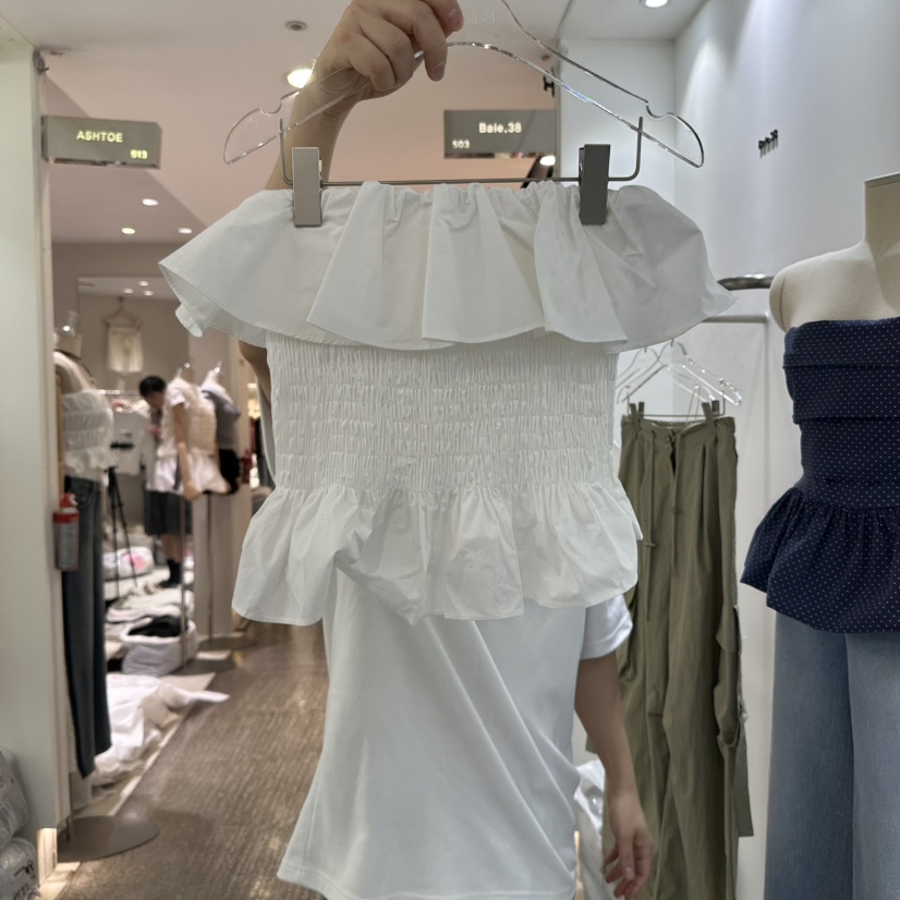 BAIE.38韓國代購女士新品職業熱賣25春夏真品人氣襯衫蕾絲衫BAIE.38襯衫/蕾絲衫