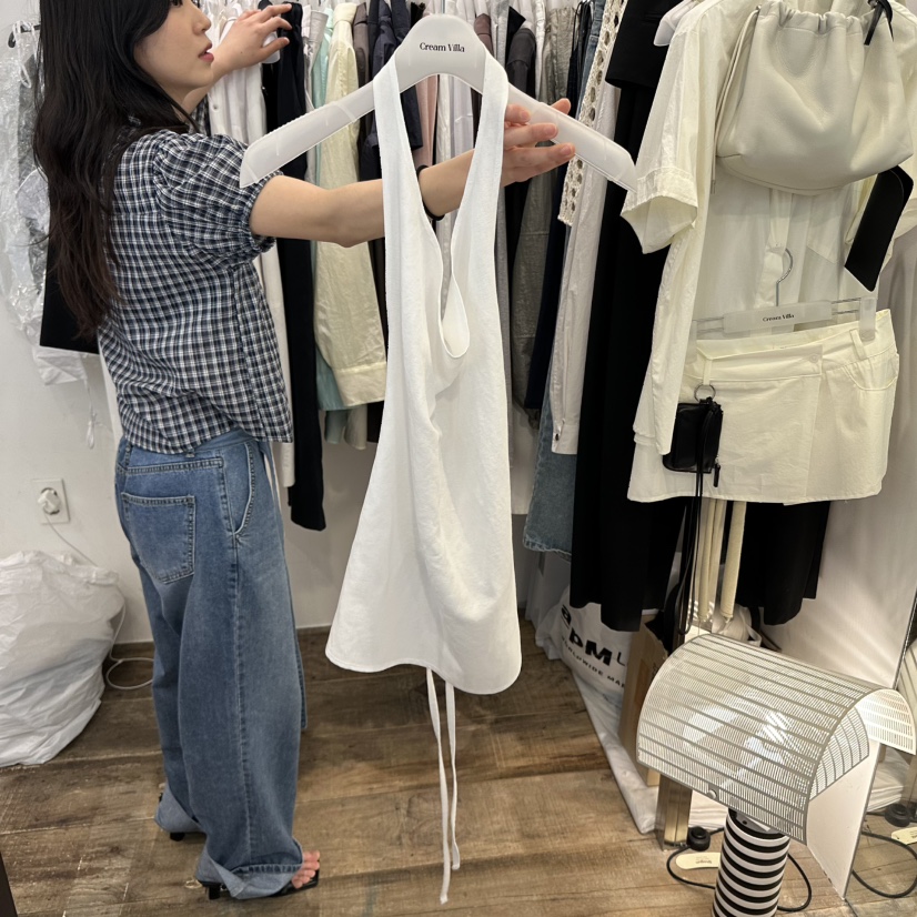 CREAM VILLA韓國直郵女裝新款熱賣吊帶背心CREAMVILLA吊帶/背心圖色2