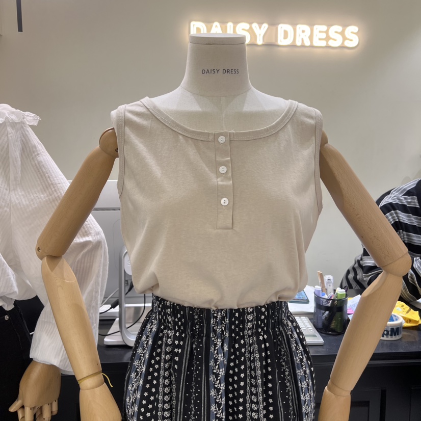 DAISY DRESS韓國代購女裝新款人氣25春夏熱賣職業吊帶背心DAISY DRESS吊帶/背心圖色2