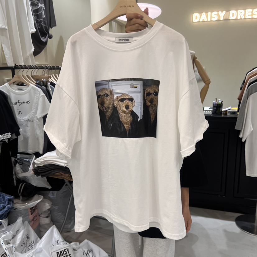 DAISY DRESS韓國代購女士新款時尚人氣熱賣休閑職業25春夏T恤DAISY DRESST恤圖色2