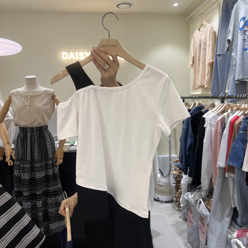 DAISY DRESS韓國直郵女裝新品25春夏人氣熱賣職業時尚真品T恤DAISY DRESST恤圖色2
