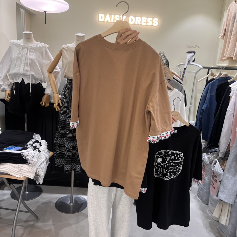 DAISY DRESS東大門直郵女裝新款職業推薦時尚25春夏真品T恤DAISY DRESST恤