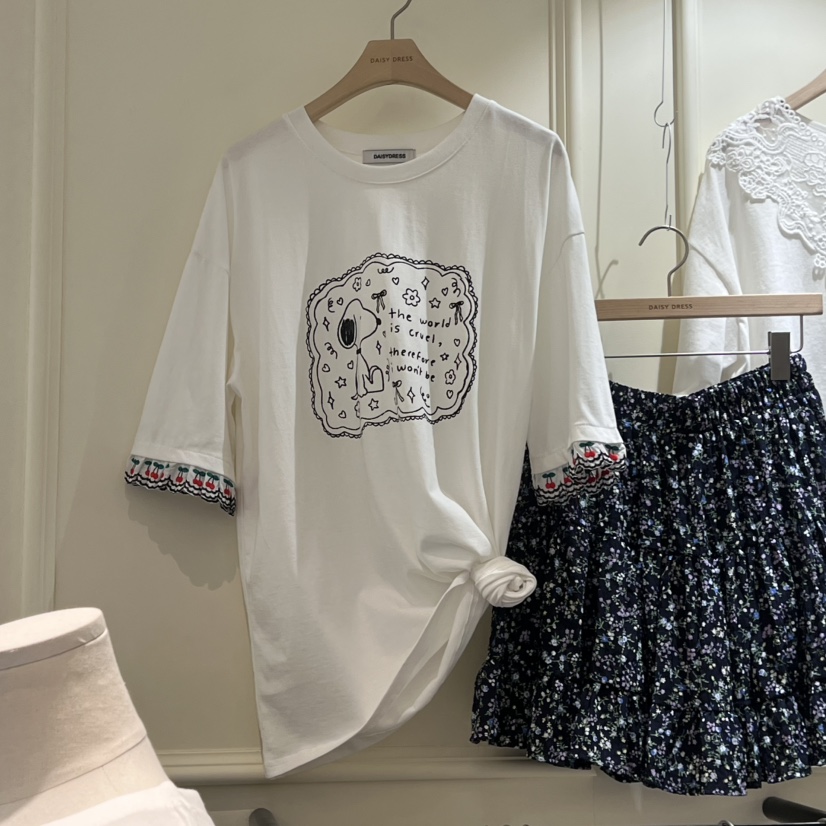 DAISY DRESS東大門直郵女裝新款職業推薦時尚25春夏真品T恤DAISY DRESST恤