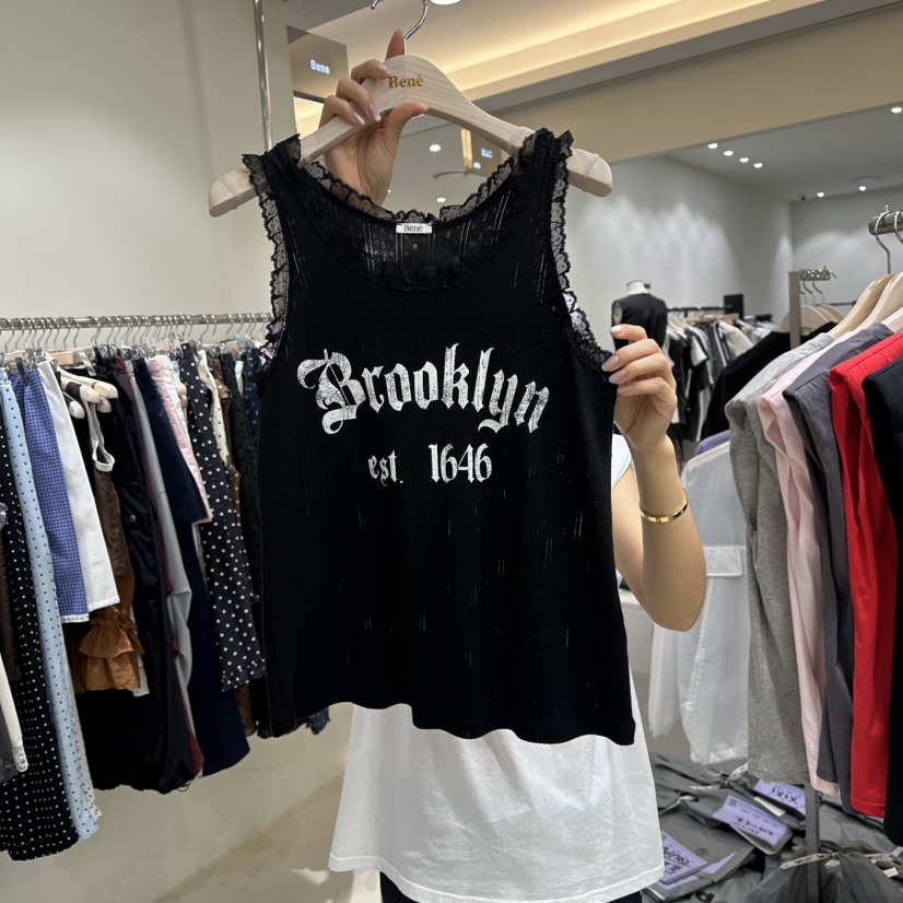 BENE東大門實拍女裝新款時尚真品職業25春夏人氣推薦吊帶背心BENE吊帶/背心圖色3