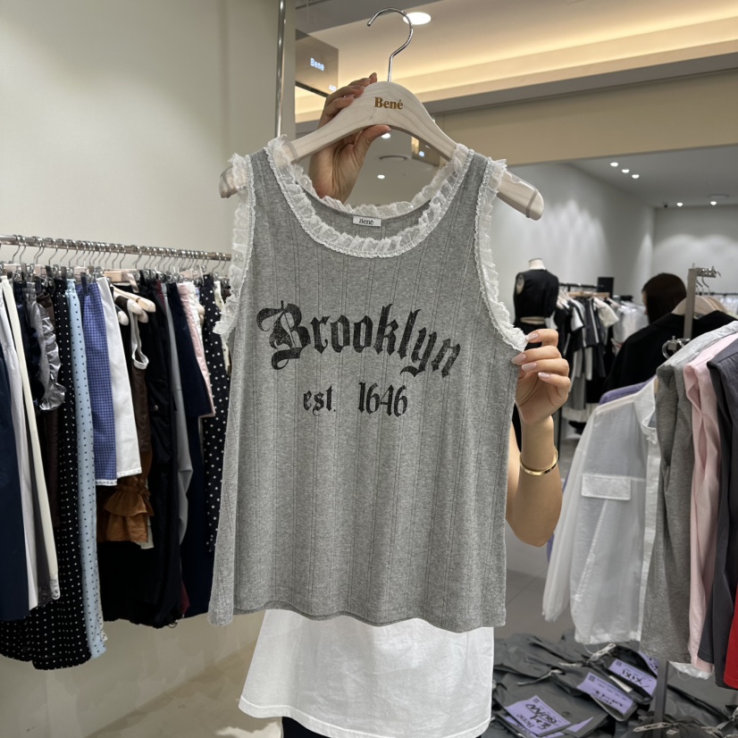 BENE東大門實拍女裝新款時尚真品職業25春夏人氣推薦吊帶背心BENE吊帶/背心圖色4