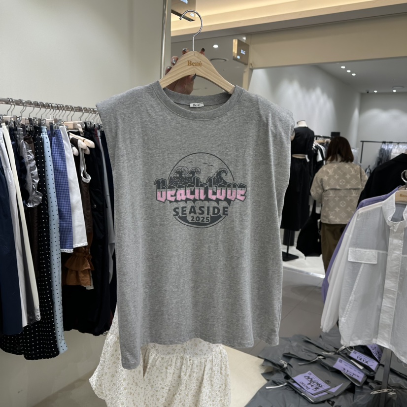 BENE韓國代購女士新款人氣25春夏推薦職業時尚休閑吊帶背心BENE吊帶/背心