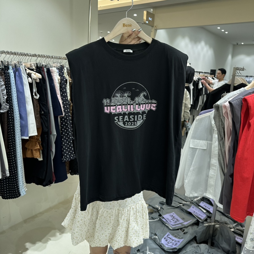 BENE韓國代購女士新款人氣25春夏推薦職業時尚休閑吊帶背心BENE吊帶/背心圖色5