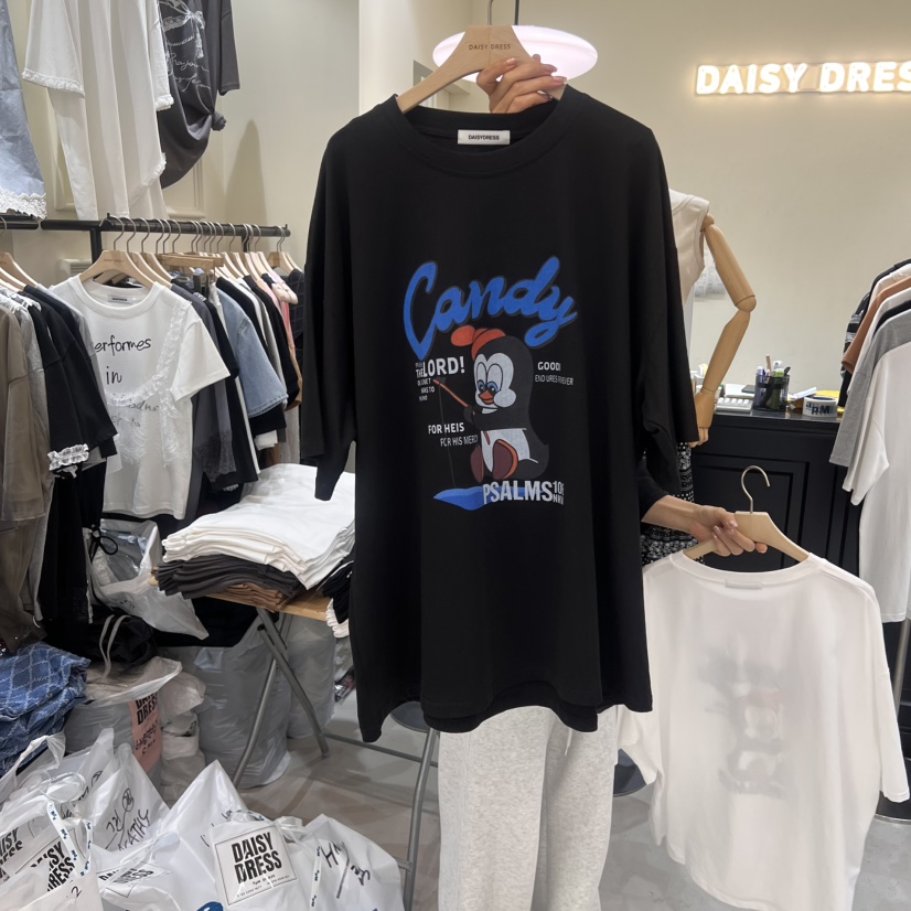 DAISY DRESS東大門代購女裝新品職業時尚真品人氣25春夏T恤DAISY DRESST恤圖色2