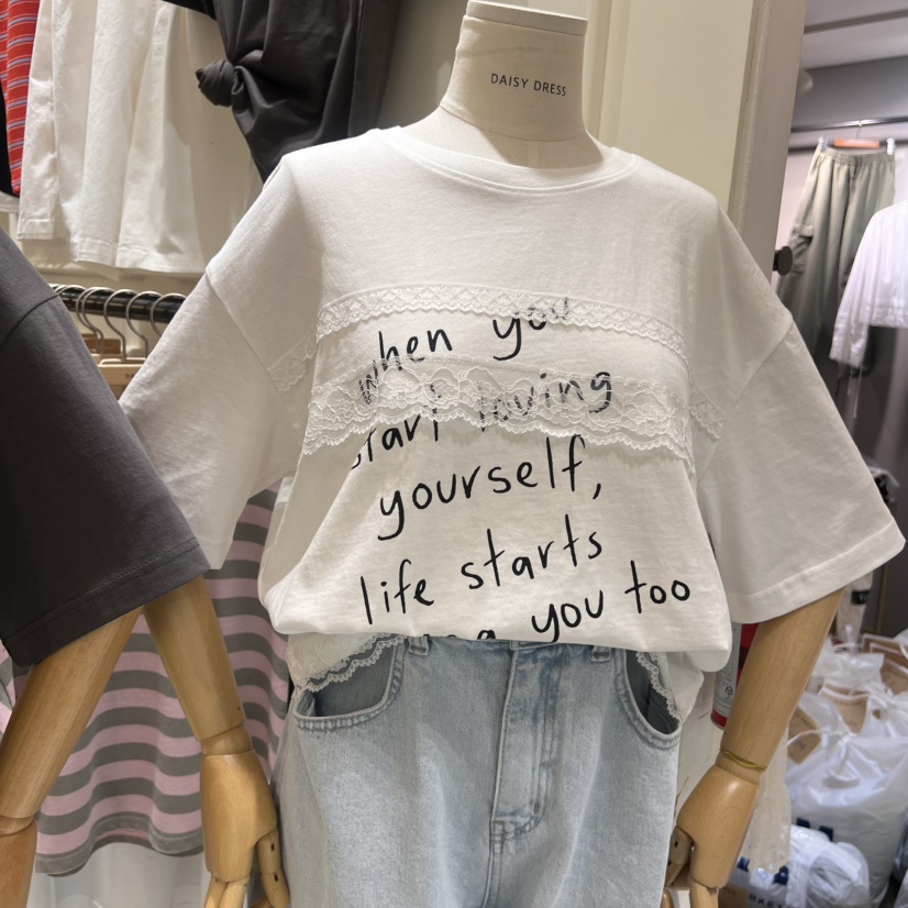 DAISY DRESS韓國代購女裝新品推薦時尚真品25春夏人氣熱賣T恤DAISY DRESST恤