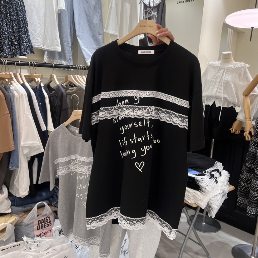 DAISY DRESS韓國代購女裝新品推薦時尚真品25春夏人氣熱賣T恤DAISY DRESST恤圖色2