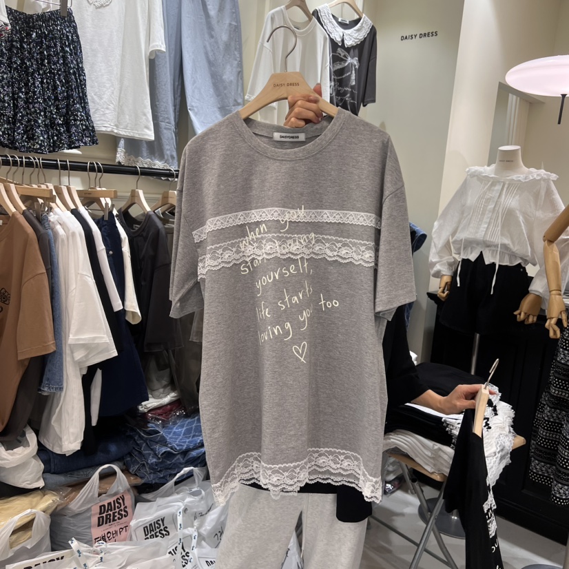 DAISY DRESS韓國代購女裝新品推薦時尚真品25春夏人氣熱賣T恤DAISY DRESST恤圖色3
