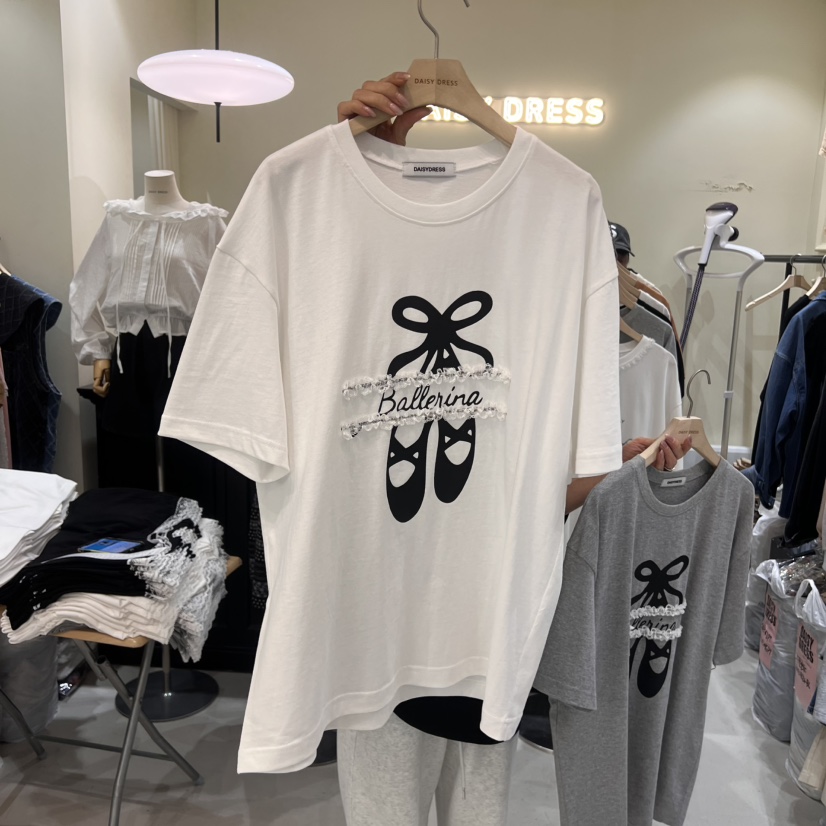 DAISY DRESS東大門實拍女裝新品熱賣真品25春夏休閑人氣T恤DAISY DRESST恤圖色2