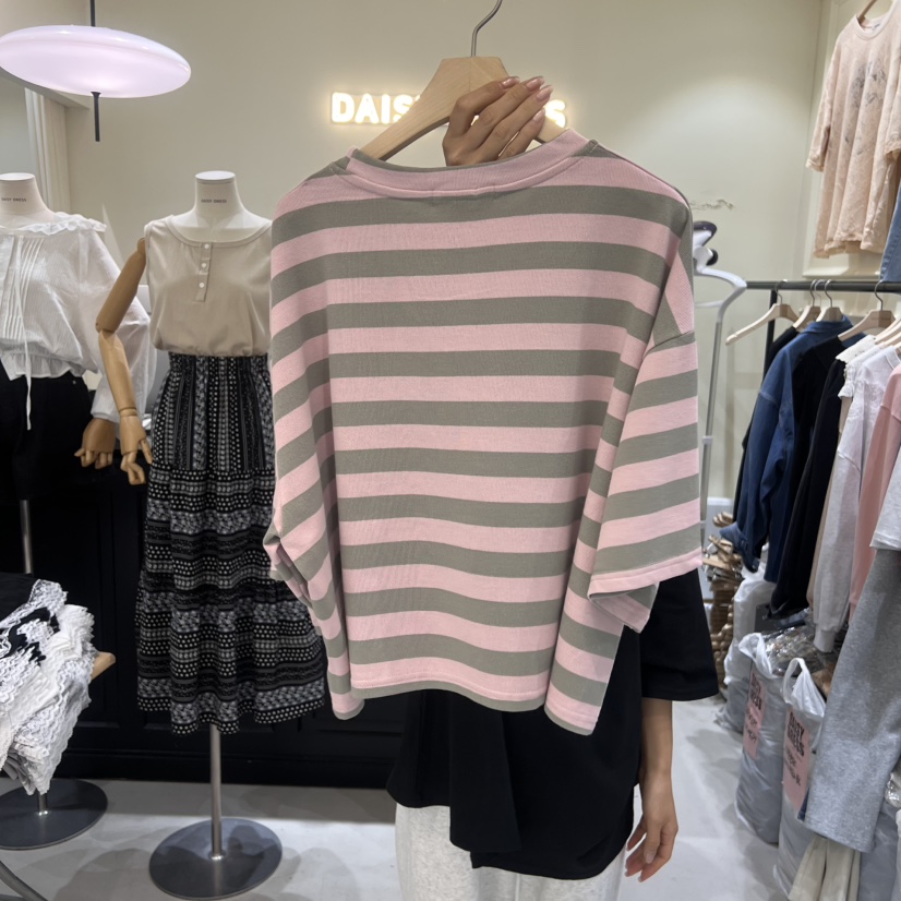 DAISY DRESS韓國代購女裝新款休閑推薦熱賣25春夏人氣真品T恤DAISY DRESST恤