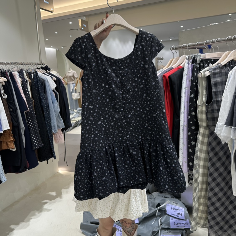 BENE韓國直郵女士新款休閑25春夏真品人氣職業時尚熱賣連衣裙BENE連衣裙