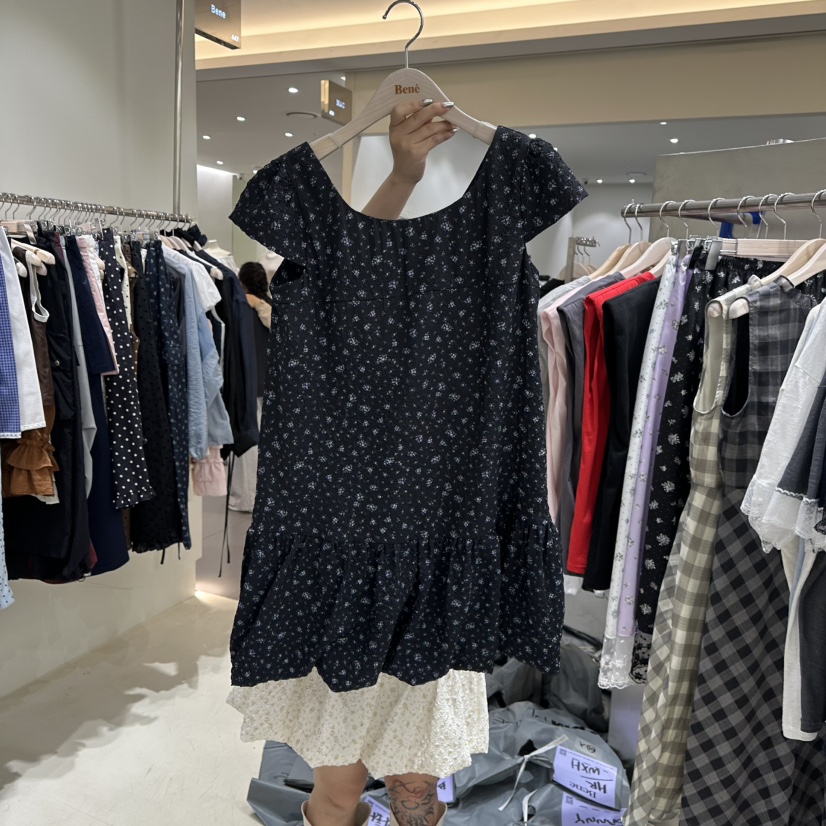 BENE韓國直郵女士新款休閑25春夏真品人氣職業時尚熱賣連衣裙BENE連衣裙圖色2