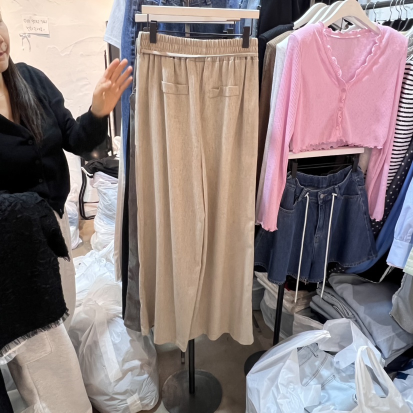 OZ韓國直郵㊣東大門實拍女裝新款25春夏人氣推薦熱賣休閑褲OZ.ounce休閑褲