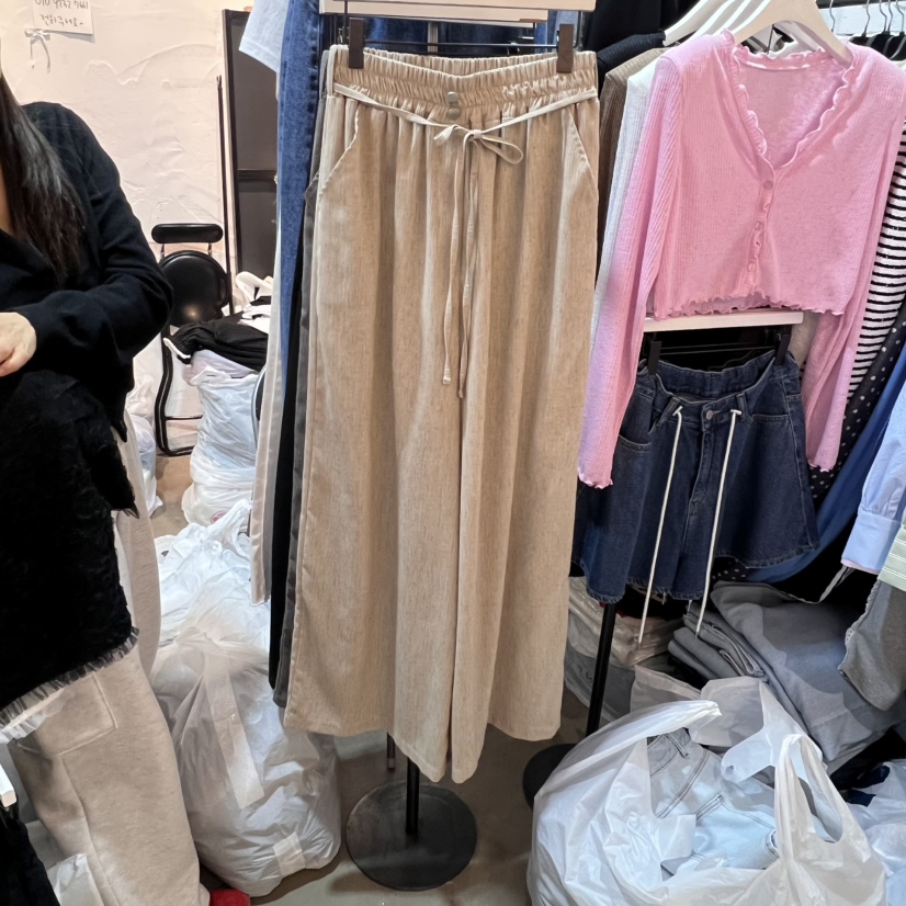 OZ韓國直郵㊣東大門實拍女裝新款25春夏人氣推薦熱賣休閑褲OZ.ounce休閑褲