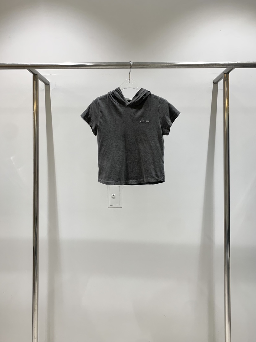 CESTLAVIE韓國直郵㊣東大門實拍女裝新品推薦25春夏T恤連帽CESTLAVIET恤圖色3
