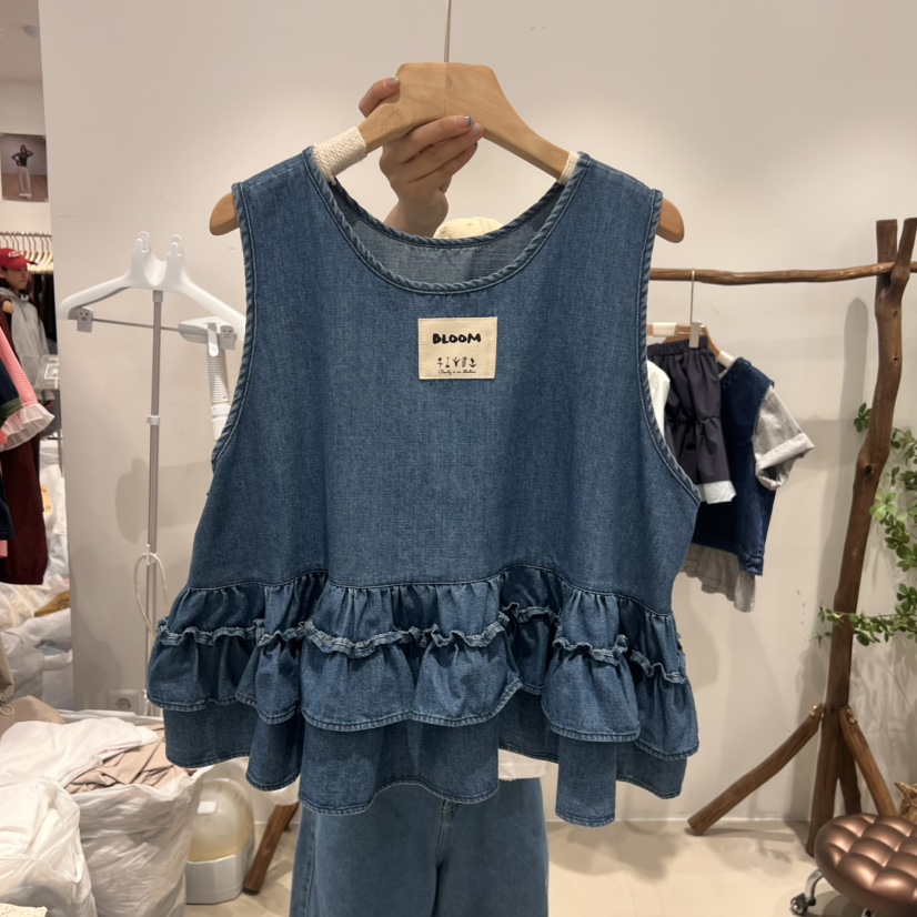 BLOOM韓國㊣直郵東大門代購女裝新款休閑時尚25春夏吊帶背心BLOOM-S吊帶/背心