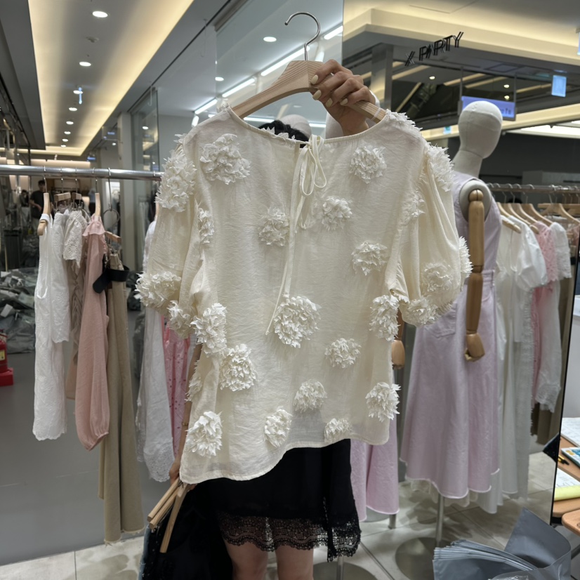 XPARTY韓國㊣直郵東大門代購女裝新品時尚休閑人氣襯衫蕾絲衫XPARTY襯衫/蕾絲衫