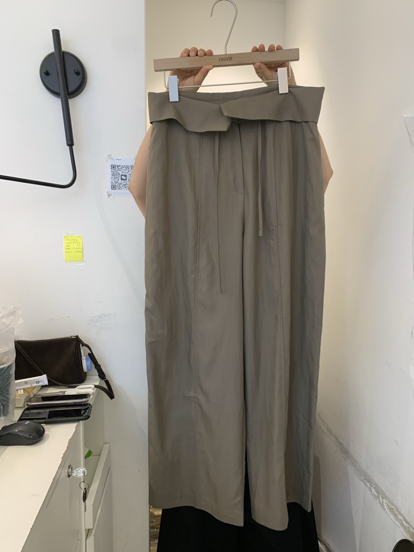 OUVIR韓國㊣直郵東大門代購女裝新款推薦時尚25春夏休閑休閑褲O.V.R/OUVIR休閑褲