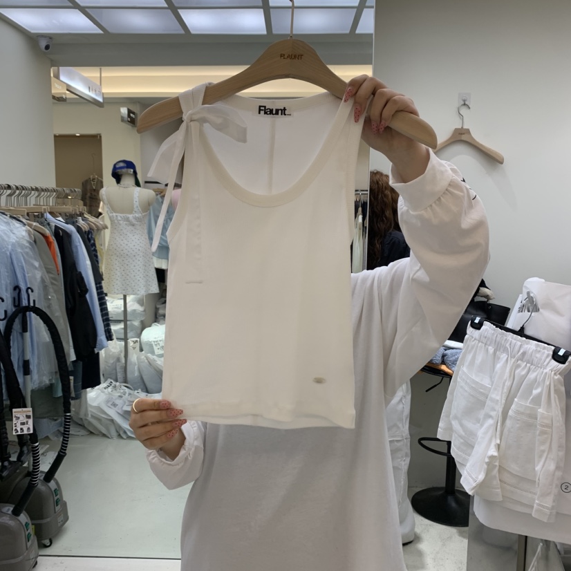 FLAUNT韓國㊣直郵東大門代購女裝新款休閑推薦人氣吊帶背心FLAUNT吊帶/背心