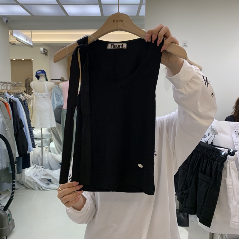 FLAUNT韓國㊣直郵東大門代購女裝新款休閑推薦人氣吊帶背心FLAUNT吊帶/背心圖色3
