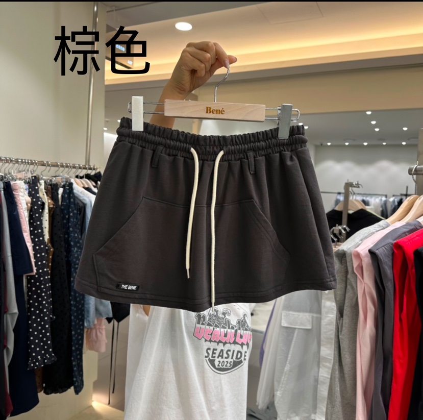 BENE韓國直郵㊣女裝新品人氣時尚休閑推薦熱賣裙褲不含腰帶BENE裙褲圖色2